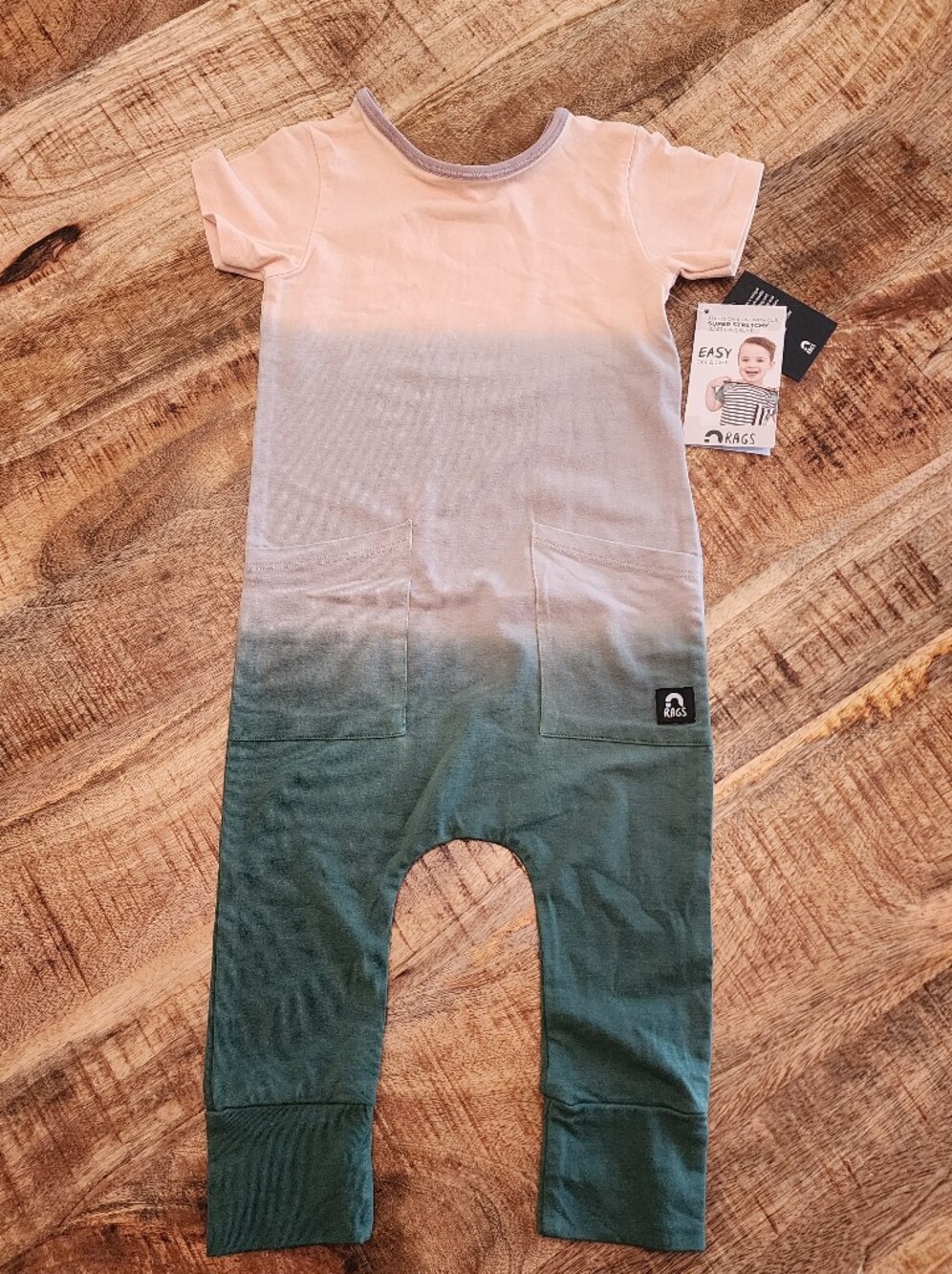 Rags To Raches 12/18 Girly Rompers - Picture 5 of 5